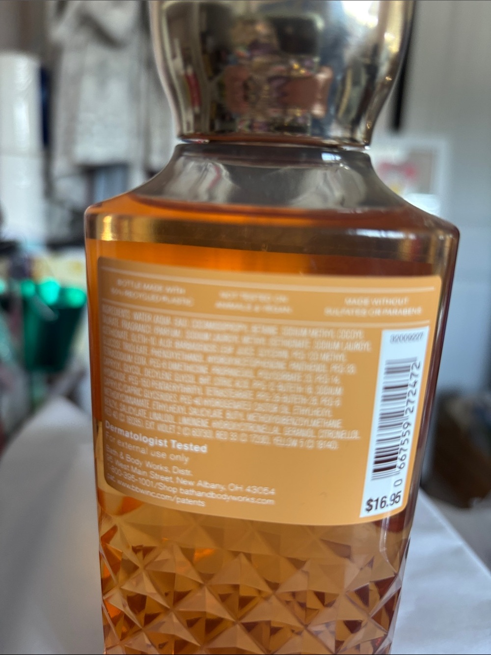Bath & Body Works Gingham Glow Body Wash — Amber - Picture 2 of 3